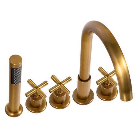 BATERIA WANNOWA VERANNI 5-OTWOROWA S-1104V STARE ZŁOTO