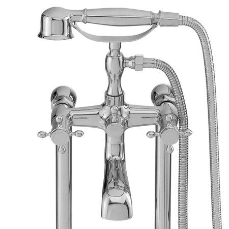 BATERIA WANNOWA CAMILLA WOLNOSTOJĄCA RETRO S-1071 CHROM