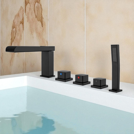 BATERIA WANNOWA 5-OTWOROWA S-1213B CZARNA