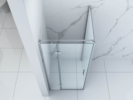 KABINA PRYSZNICOWA WILSON KWADRATOWA TRANSPARENTNA - 80X80X190 CHROM