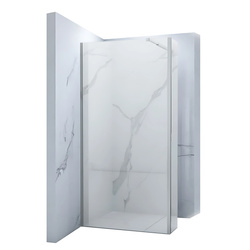 ŚCIANKA PRYSZNICOWA WALK-IN 2-CZĘŚCIOWA  60x50x200 TRANSPARENT CHROM