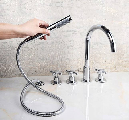 BATERIA WANNOWA VERANNI 5-OTWOROWA S-1104 CHROM