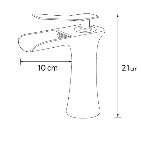 BATERIA UMYWALKOWA STOJĄCA EVANA NISKA RETRO S-1180VG STARE ZŁOTO