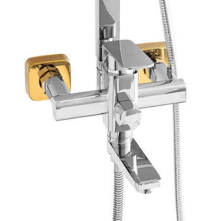 ZESTAW PRYSZNICOWY NATYNKOWY CUBO S-1196 CHROM