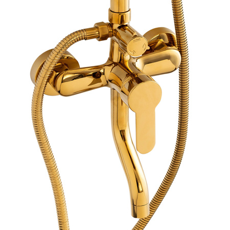 ZESTAW PRYSZNICOWY NATRYSKOWY NATYNKOWY VALERIA S-1200G ZŁOTY