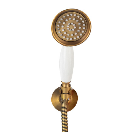 BATERIA WANNOWA VERONA ŚCIENNA RETRO S-1185V STARE ZŁOTO