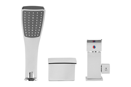 BATERIA WANNOWA 3-OTWOROWA CASCADE NAWANNOWA S-1169 CHROM