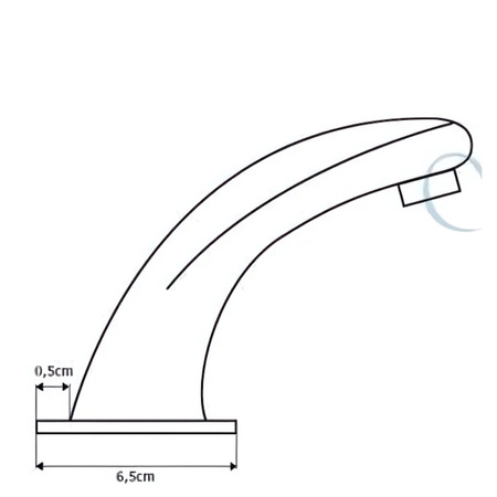 BATERIA UMYWALKOWA BEZDOTYKOWA Z SENSOREM S-1219 CHROM
