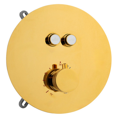 ZESTAW PRYSZNICOWY CARLO NATRYSKOWY PODTYNKOWY S-1172G ZŁOTY