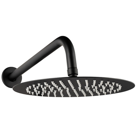 ZESTAW PRYSZNICOWY CARLO NATRYSKOWY PODTYNKOWY S-1172B CZARNY