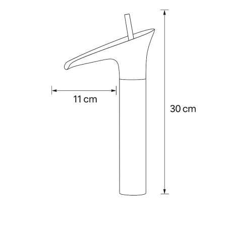 BATERIA UMYWALKOWA ELIANA WYSOKA RETRO S-1152V STARE ZŁOTO