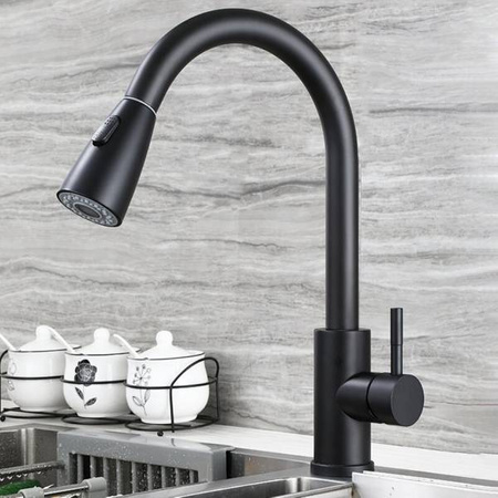 BATERIA KUCHENNA ZLEWOZMYWAKOWA S-2102G CZARNA