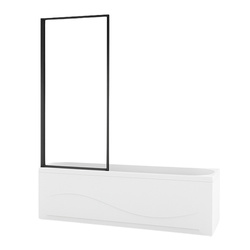 PARAWAN NAWANNOWY VESTON 1-SKRZYDŁOWY 50X150 FIX CZARNY