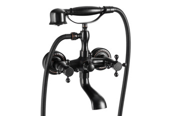 BATERIA WANNOWA ŚCIENNA CAMILLA RETRO S-1167B CZARNA