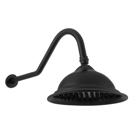 ZESTAW PRYSZNICOWY PODTYNKOWY RETRO S-1175B CZARNY