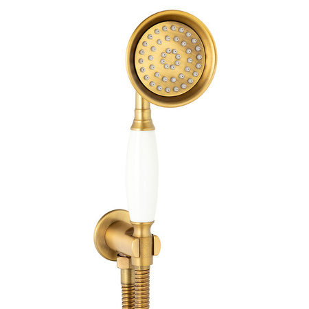 ZESTAW PRYSZNICOWY PODTYNKOWY RETRO S-1175V STARE ZŁOTO