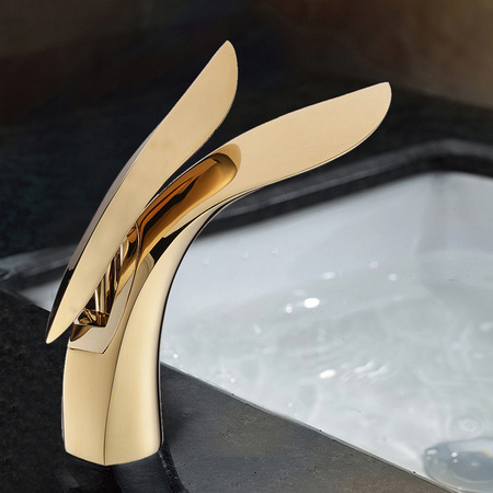 BATERIA UMYWALKOWA NEILA STOJĄCA NISKA S-1073G ZŁOTA