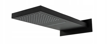 ZESTAW PRYSZNICOWY NATRYSKOWY PODTYNKOWY ENZO S-1101B CZARNY