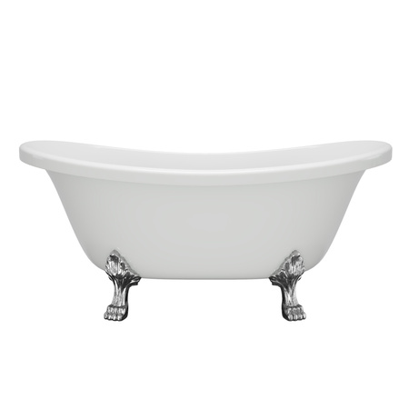 WANNA WOLNOSTOJĄCA BELLA AKRYLOWA RETRO 170 X 75 CM BIAŁA