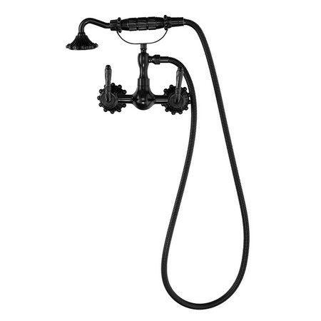 BATERIA WANNOWA ISABELLA PRYSZNICOWA ŚCIENNA RETRO S-1183B CZARNA