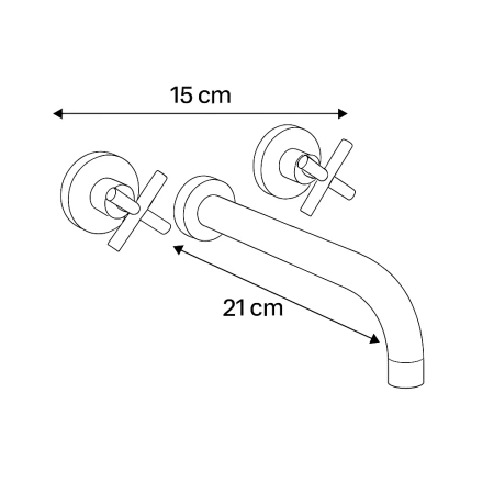 BATERIA UMYWALKOWA VERANNI PODTYNKOWA SEM-1092 CHROM SMARTBOX