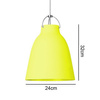 LAMPA SUFITOWA 23180B ŻÓŁTA