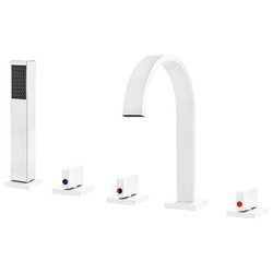 BATERIA WANNOWA PURO 5-OTWOROWA S-1061W BIAŁA