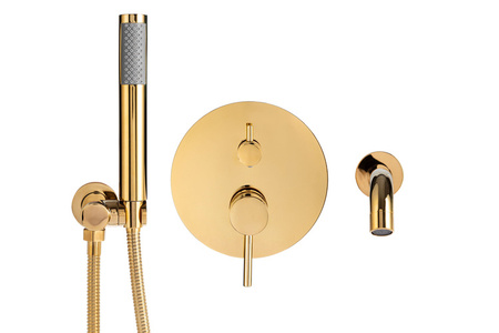 BATERIA WANNOWA PODTYNKOWA ROSA S-1096G ZŁOTA