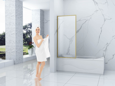 PARAWAN NAWANNOWY VESTON 1-SKRZYDŁOWY 80X150 FIX ZŁOTY