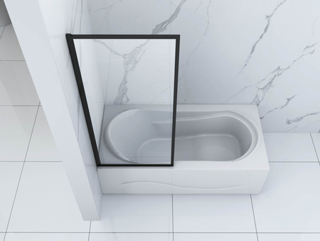 PARAWAN NAWANNOWY VESTON 1-SKRZYDŁOWY 50X150 FIX CZARNY