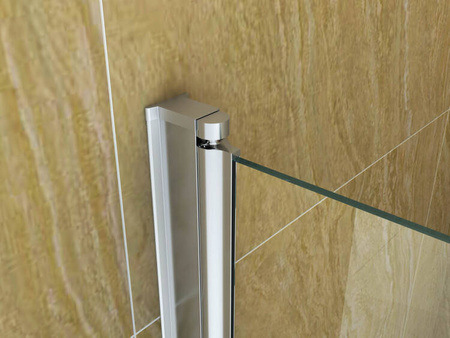 PARAWAN NAWANNOWY MARION 1-SKRZYDŁOWY 70X140 RUCHOMY CHROM