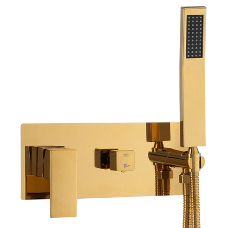 ZESTAW PRYSZNICOWY CUBO PODTYNKOWY SMARTBOX S-1194G ZŁOTY