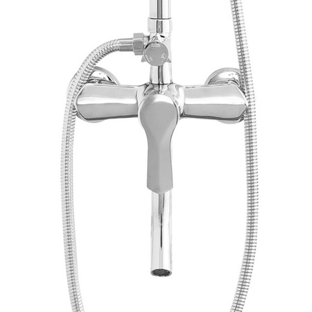 ZESTAW PRYSZNICOWY NATRYSKOWY NATYNKOWY GRETA S-1209 CHROM