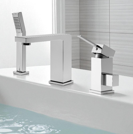 BATERIA WANNOWA CUBO 3-OTWOROWA S-1032 CHROM