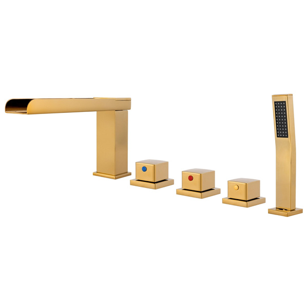 BATERIA WANNOWA 5-OTWOROWA S-1213G ZŁOTA