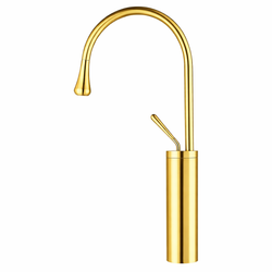 BATERIA UMYWALKOWA LUCA STOJĄCA WYSOKA OBROTOWA S-1154G ZŁOTY