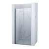 DRZWI PRYSZNICOWE SKŁADANE BOSTON - 190 X 70 CM CHROM