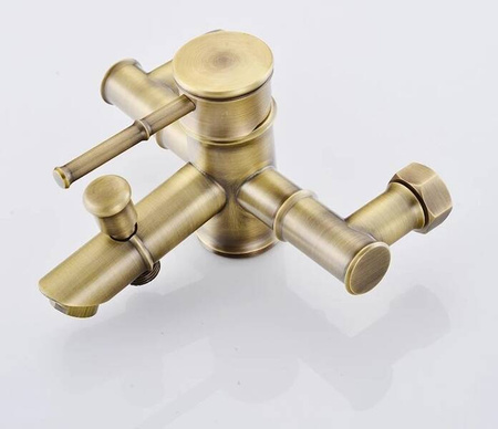 BATERIA WANNOWA ŚCIENNA RETRO LAURA S-1182VG STARE ZŁOTO