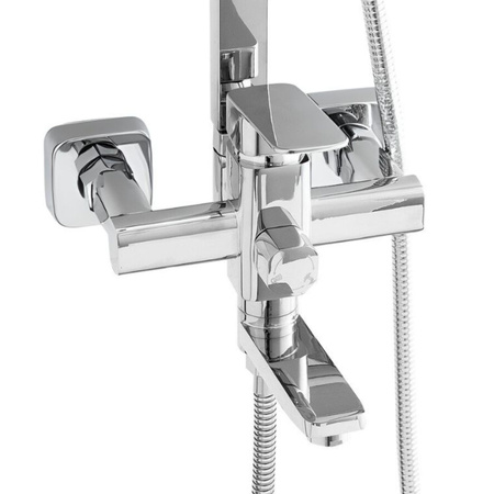 ZESTAW PRYSZNICOWY NATYNKOWY CUBO S-1196 CHROM