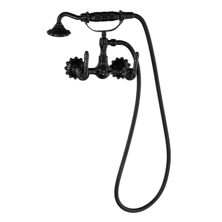 BATERIA WANNOWA ISABELLA PRYSZNICOWA ŚCIENNA RETRO S-1183B CZARNA