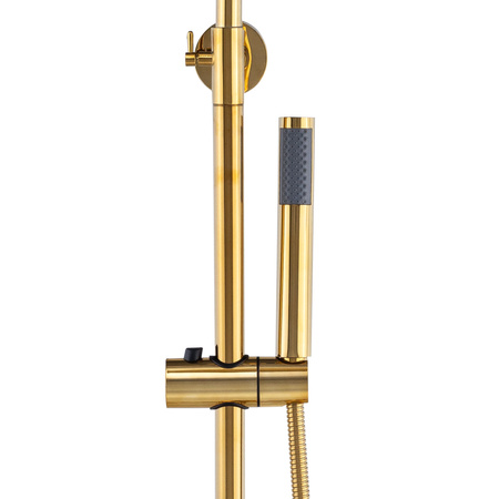 ZESTAW PRYSZNICOWY NATRYSKOWY NATYNKOWY RETRO CAMILLA S-1197G ZŁOTY