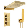 ZESTAW PRYSZNICOWY ENZO PODTYNKOWY Z TERMOSTATEM S-1159 ZŁOTY