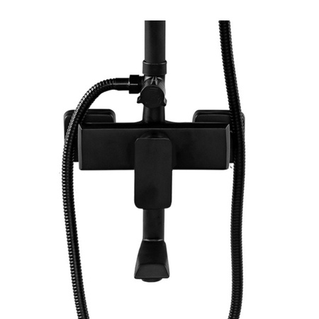 ZESTAW PRYSZNICOWY NATRYSKOWY NATYNKOWY AURORA S-1199B CZARNY