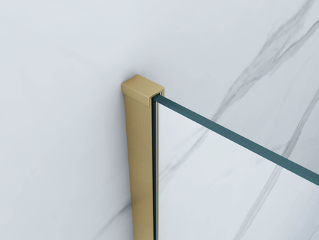ŚCIANKA PRYSZNICOWA WALK-IN 120x200 TRANSPARENT ZŁOTA