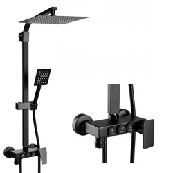 ZESTAW PRYSZNICOWY BIANCA NATRYSKOWY NATYNKOWY S-1160B CZARNY