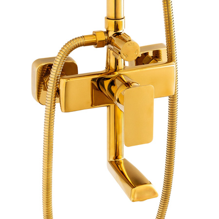 ZESTAW PRYSZNICOWY NATRYSKOWY NATYNKOWY AURORA S-1199G ZŁOTY