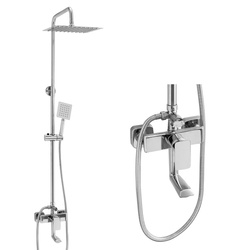 ZESTAW PRYSZNICOWY NATRYSKOWY NATYNKOWY AURORA S-1199 CHROM