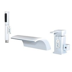 BATERIA WANNOWA CASCADE 3-OTWOROWA S-1006 BIAŁA