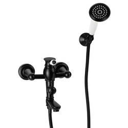 BATERIA WANNOWA VERONA ŚCIENNA RETRO S-1185B CZARNA