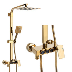 ZESTAW PRYSZNICOWY BIANCA NATRYSKOWY NATYNKOWY S-1160G ZŁOTY